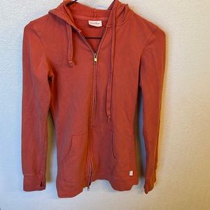 {modbe} Orange full zip hoodie